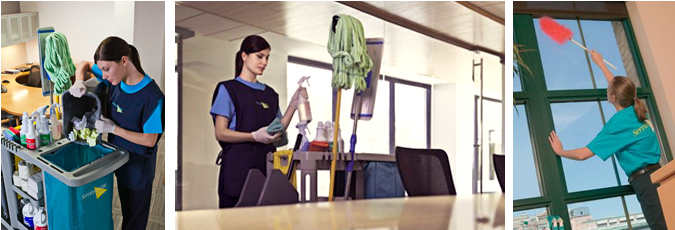 picture of janitor cleaning